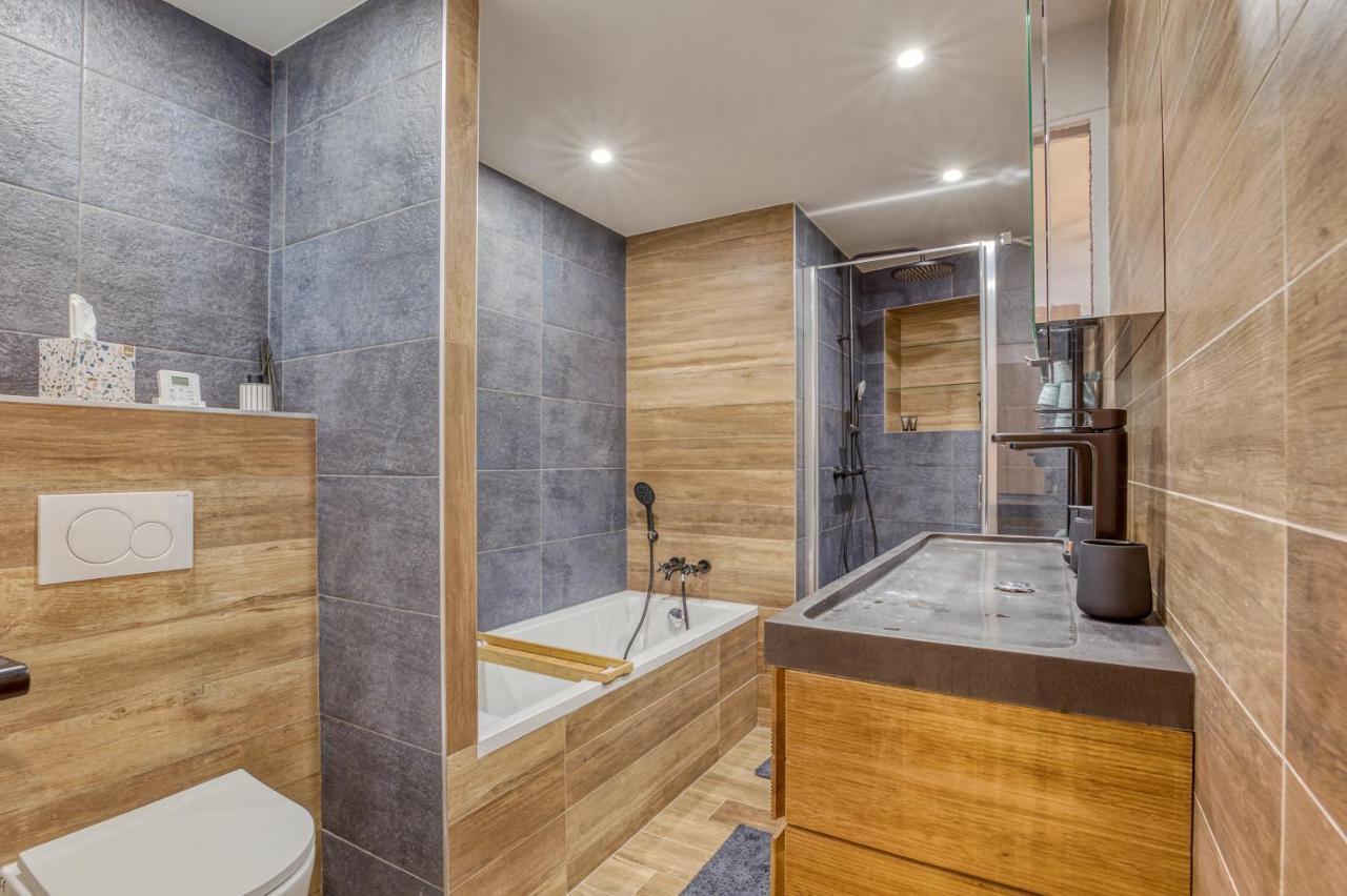 Rare ! Appartement rénové dans le village piéton de Megève Esterno foto