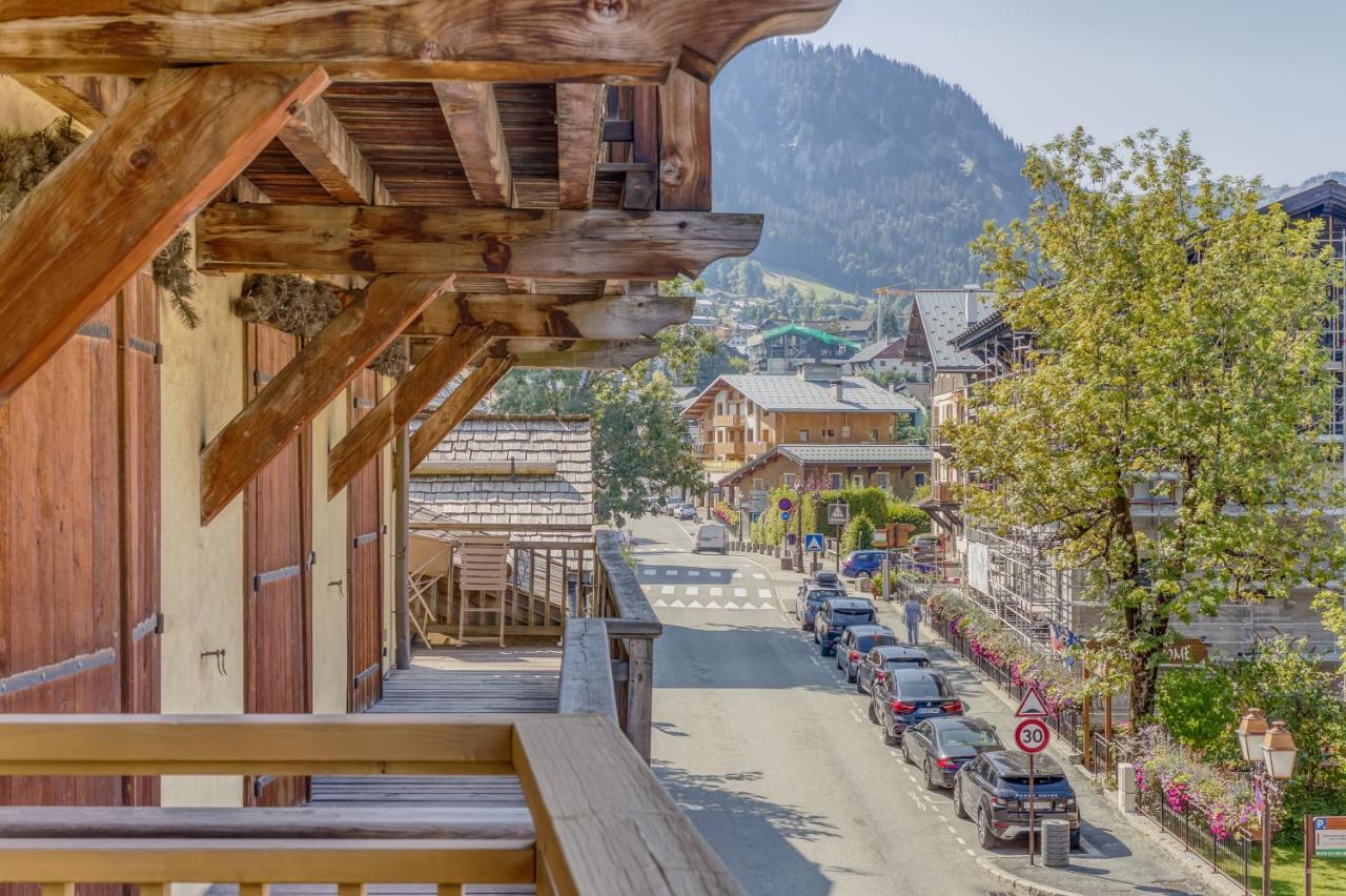 Rare ! Appartement rénové dans le village piéton de Megève Esterno foto